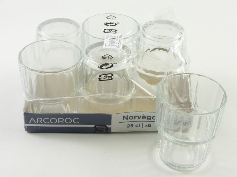 Üdítős pohár 2,5 dl - Luminarc Arcoroc Norvege (6 db-os)