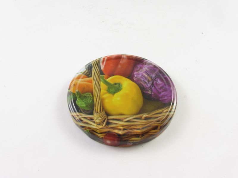 Befőttes üveg tető 82 mm - zöldséges