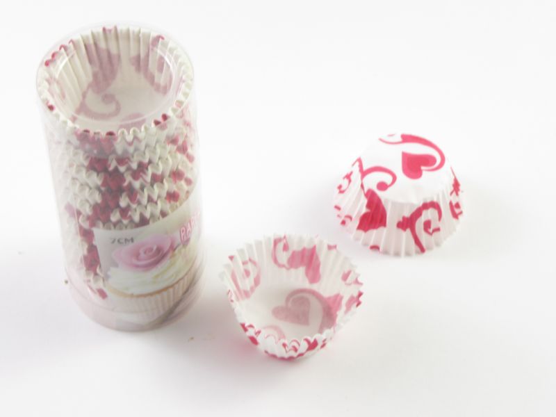 Bonbon - mini muffin papír mintás - 100 db-os