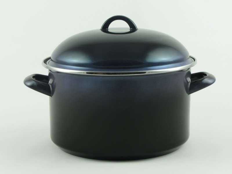 Bonyhádi teflonos fazék fedővel 3,25 liter 20 cm - Elit kék