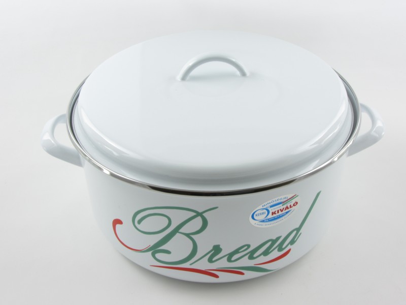 Bonyhádi zománcozott lábas fedővel 8,5 liter 30 cm - Alice Bread