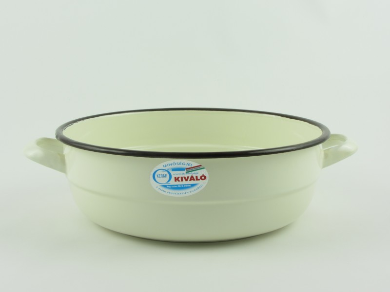 Bonyhádi zománcozott paraszttál 28 cm 5,4 liter