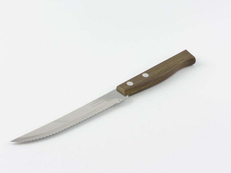 Fanyelű recés steak kés 12 cm - Tramontina Tradicional