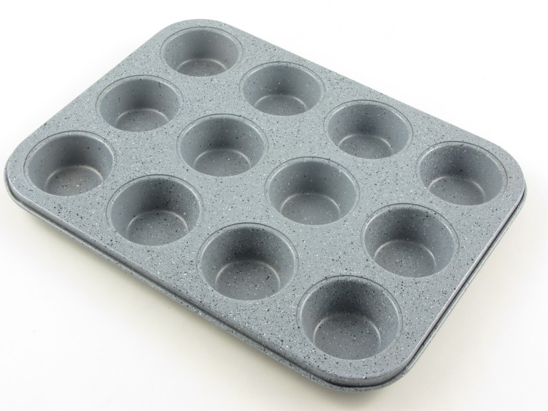 Gránit bevonatos muffin sütő forma (12 db-os) - Perfect
