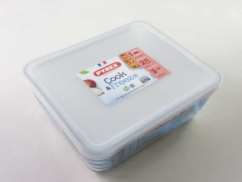 Hőálló üveg ételtároló doboz tetővel 4 liter - Pyrex