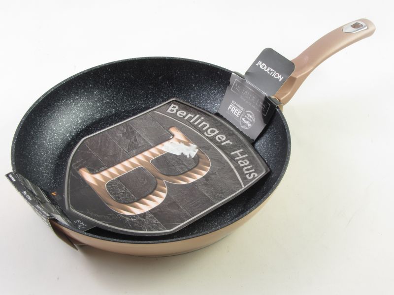 Márvány bevonatos indukciós serpenyő 30 cm - Berlinger Haus Rose Gold