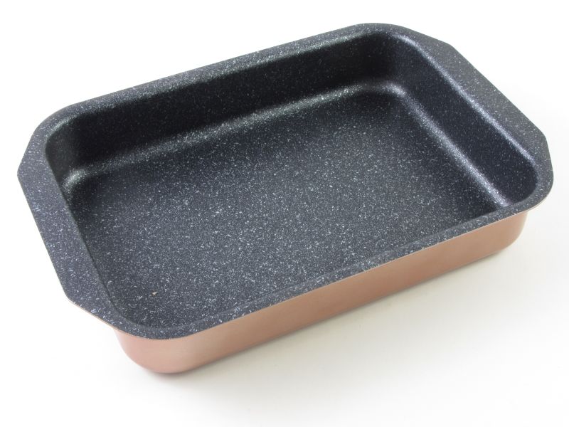 Márvány bevonatos tepsi 41,7x28 cm - Berlinger Haus Rose Gold