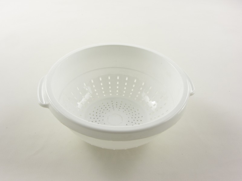 Műanyag gyümölcsmosó - tésztaszűrő tál 22 cm - Veca Midi