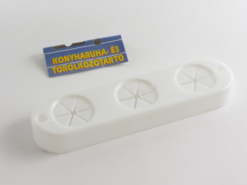 Műanyag konyharuhatartó - törölközőtartó 3 részes