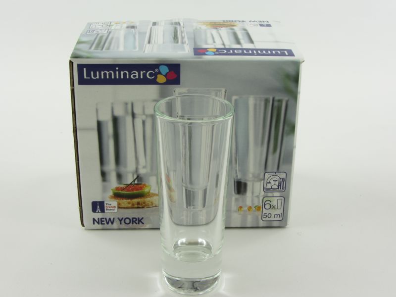Pálinkás pohár 0,5 dl - Luminarc New York (6 db-os)