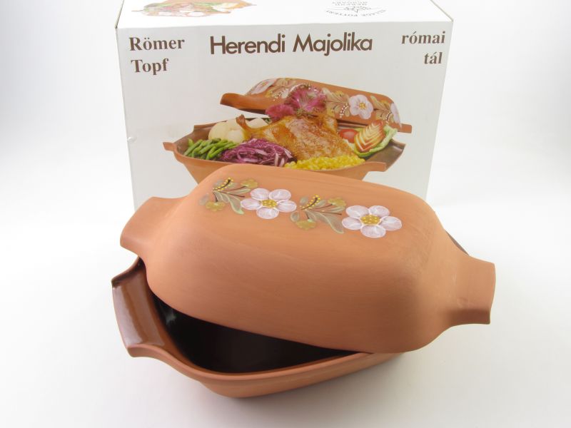 Római Herendi nagy kerámia tál 6 személyes