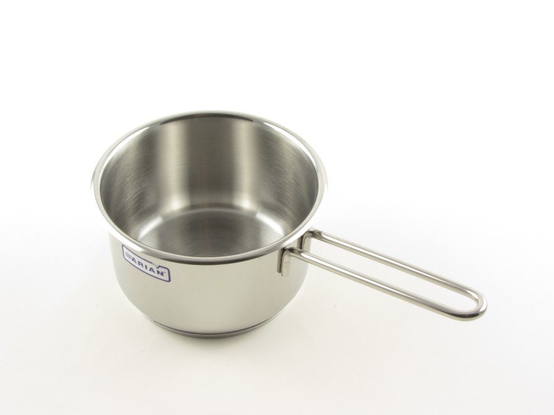 Rozsdamentes indukciós nyeles lábas 16 cm 2 liter - Arian