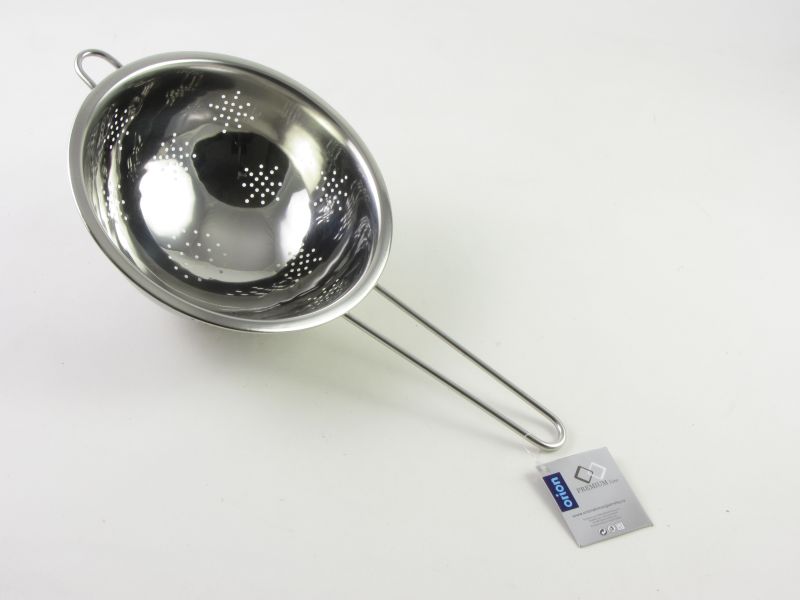 Rozsdamentes nyeles tésztaszűrő 22 cm - Perfect