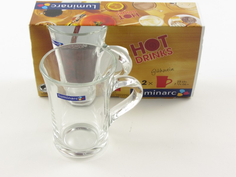 Teás bögre 2,3 dl - Luminarc Hot Drinks (2 db-os) - színtelen