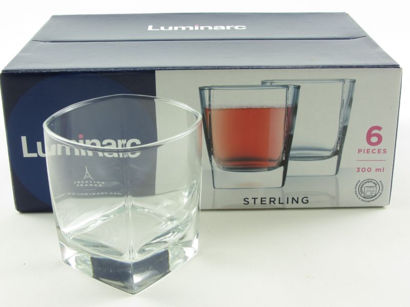 Whiskys pohár 3 dl - Luminarc Sterling (6 db-os)